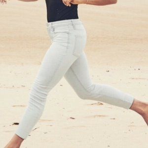 ATHLETA Sculptek Skinny Crop Jeans High Rise 10